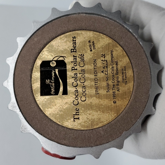 Coca-Cola Polar Bears Coca-Cola Cafe Domed Globe Limited Edition Frankli… - Picture 4 of 14